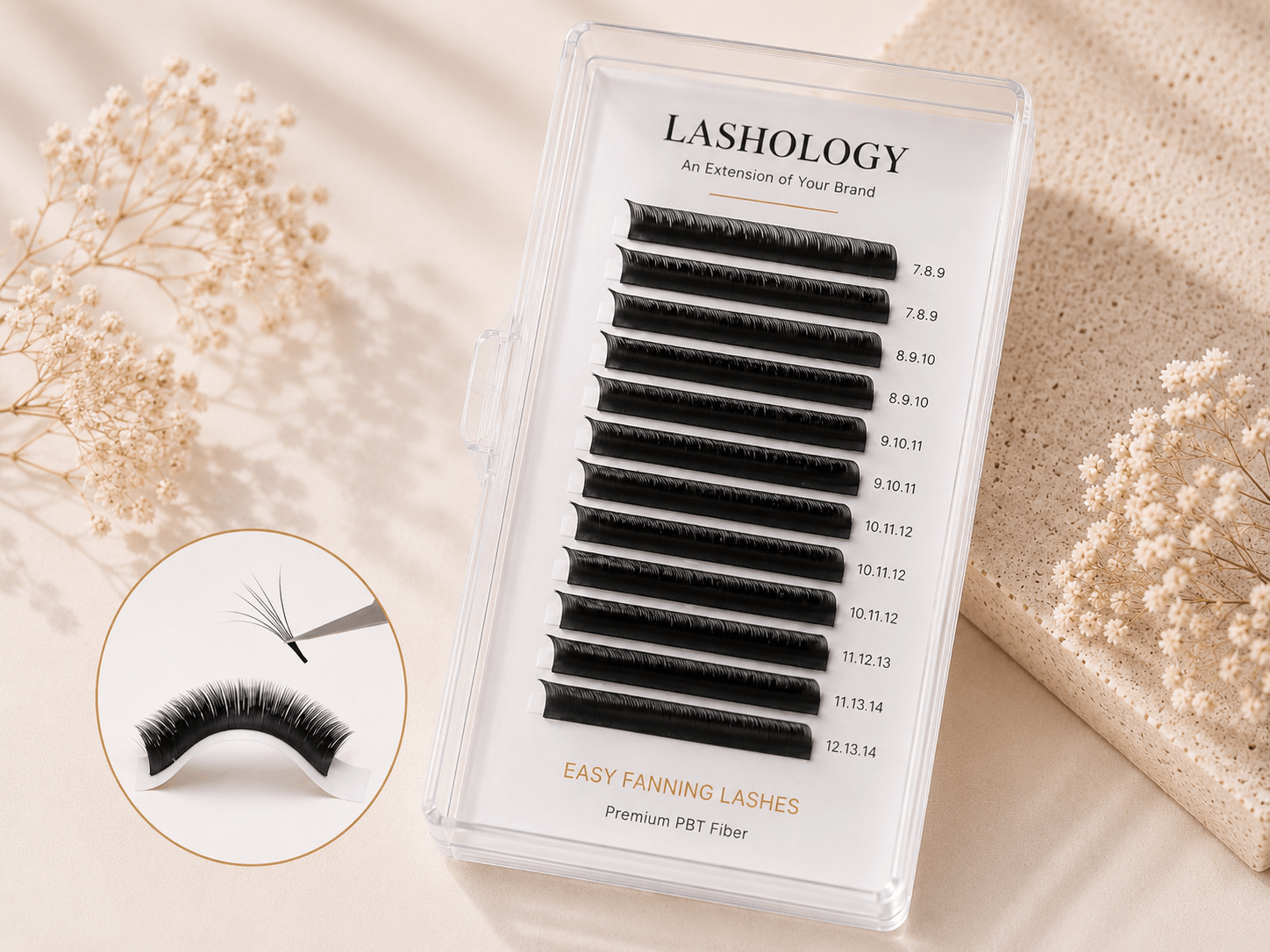 Easy Fanning Lashes
